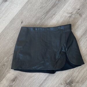 Amanda Uprichard Black Mini Skirt